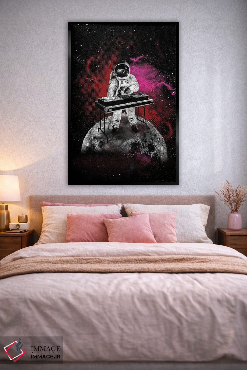تابلو دکوراتیو هنر دی جی فضایی اثر ۲ توست دیزاین - D3B