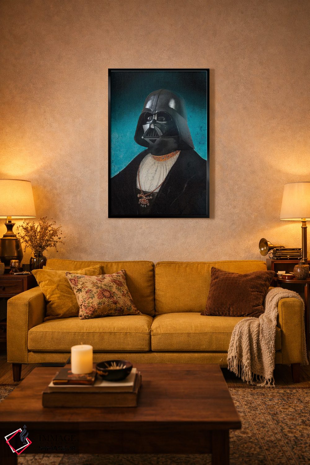 تابلو دکوراتیو سر ویدر کلاسیک اثر ۲ توست دیزاین - D2B