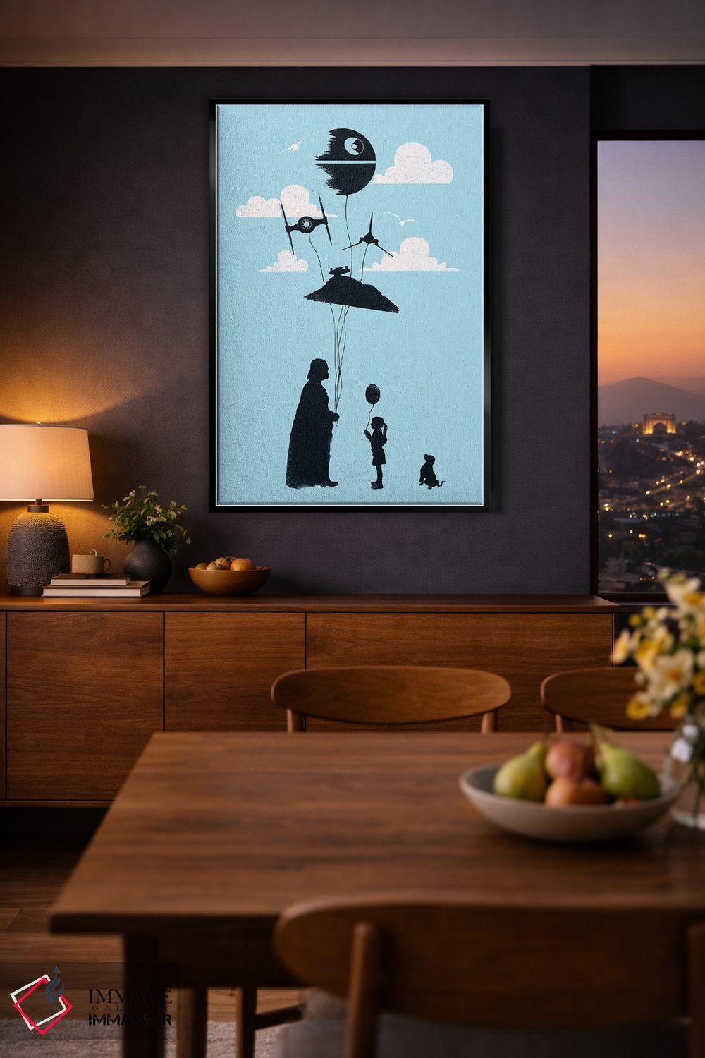 تابلو دکوراتیو هدیه ای برای تو اثر ۲ توست دیزاین - D2B