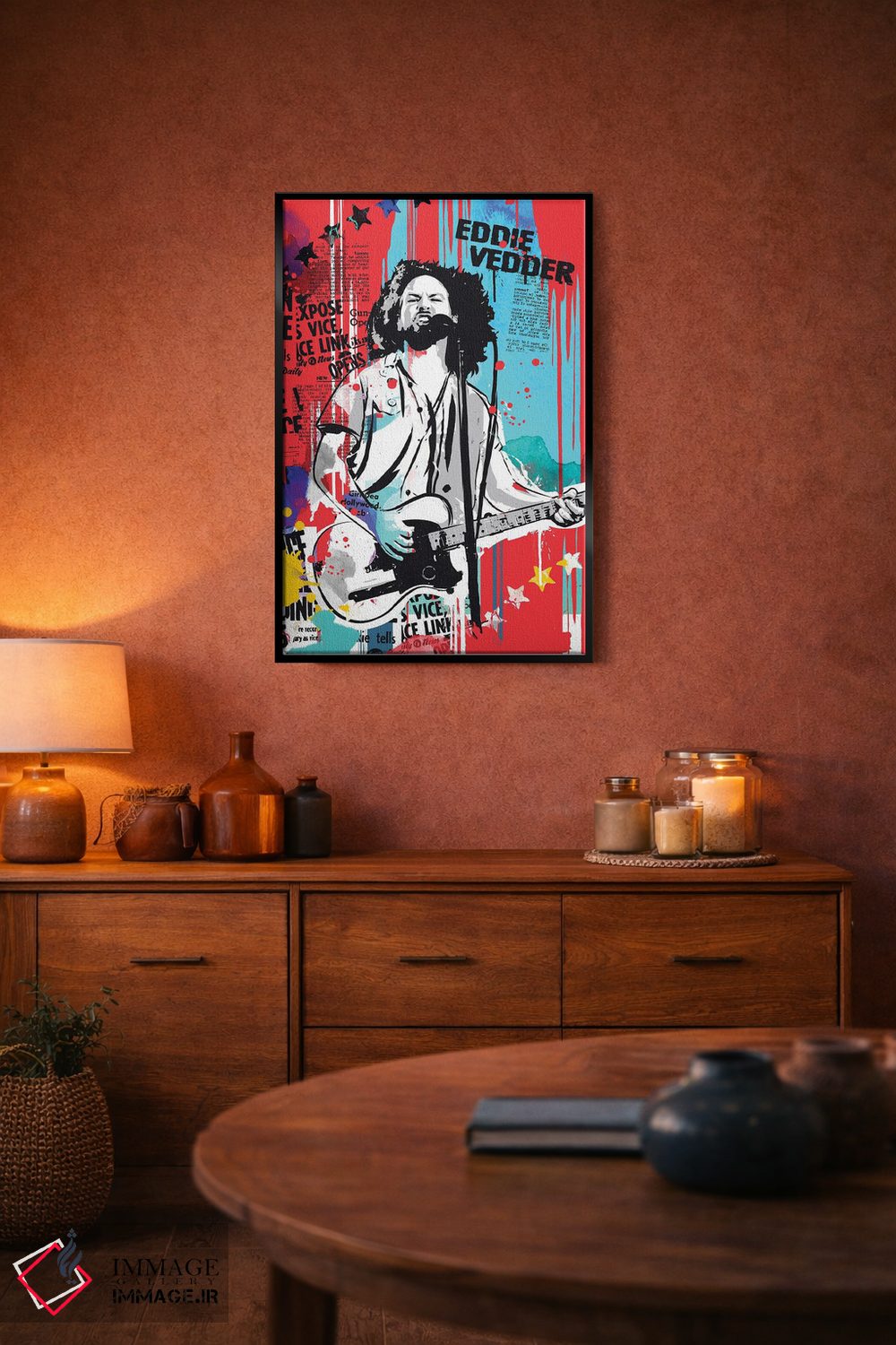 تابلو دکوراتیو ادی ودر اثر ۲ توست دیزاین - D5B