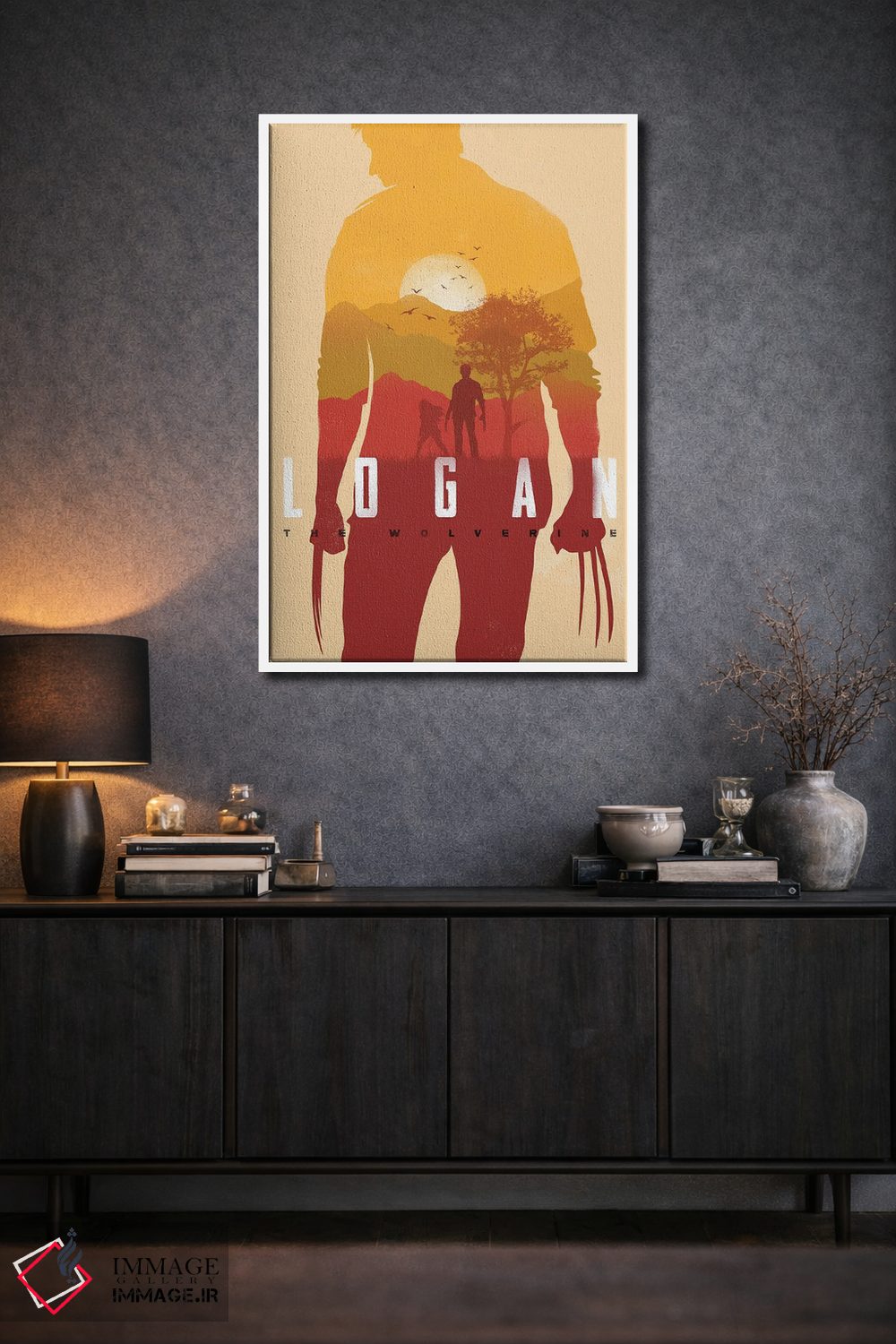 تابلو دکوراتیو لوگان اثر ۲ توست دیزاین - D1W