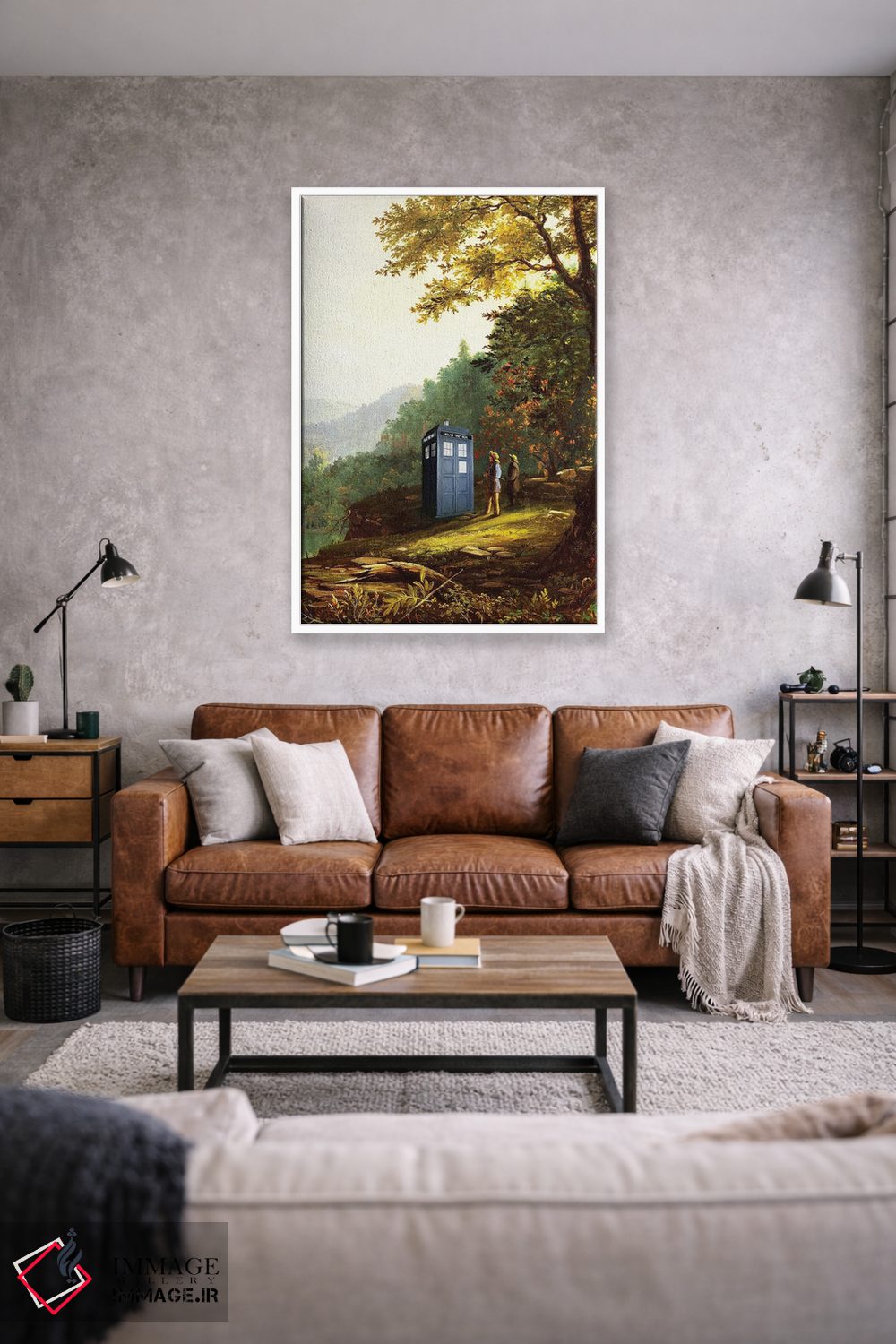 تابلو دکوراتیو تاردیس کلاسیک اثر ۲ توست دیزاین - D1W