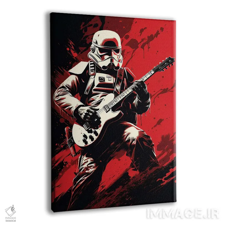 تابلو دکوراتیو سرباز سنگی اثر ۲ توست دیزاین - نمای پرسپکتیو محصول