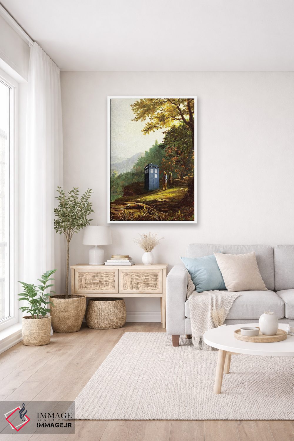 تابلو دکوراتیو تاردیس کلاسیک اثر ۲ توست دیزاین - D3W