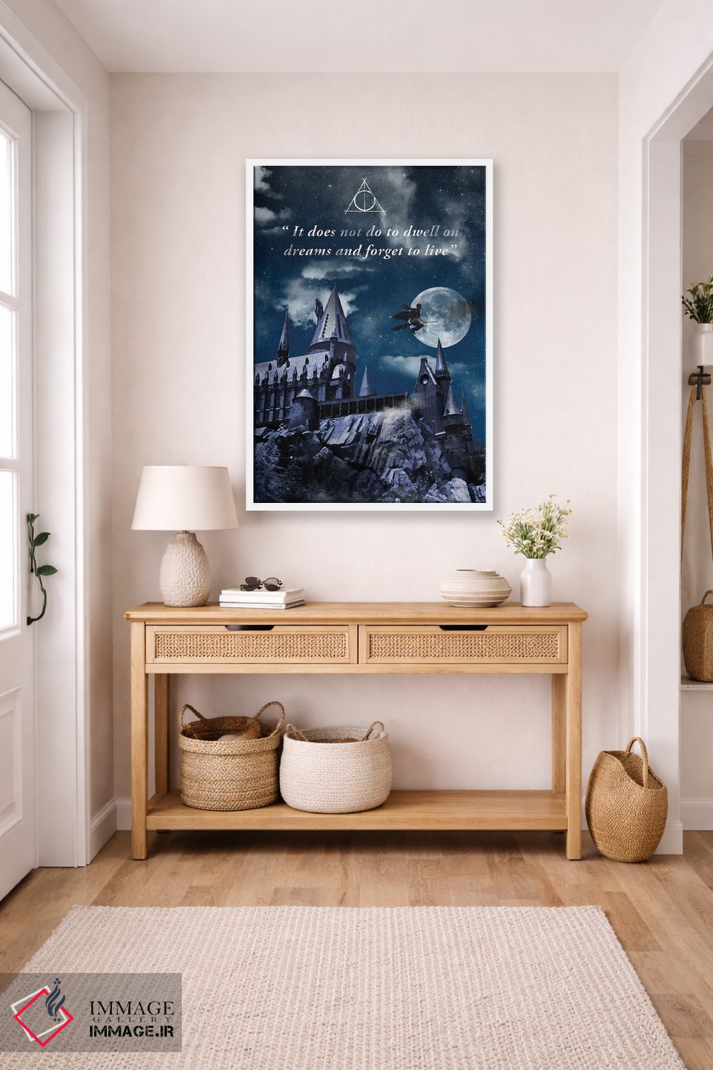 تابلو دکوراتیو هنر سفر هری پاتر اثر ۲ توست دیزاین - D5W