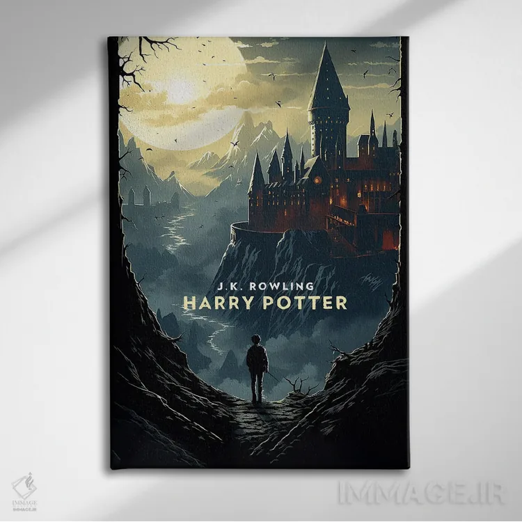 تابلو دکوراتیو هری در هاگوارتز اثر ۲ توست دیزاین - نمای روبهرو روی دیوار