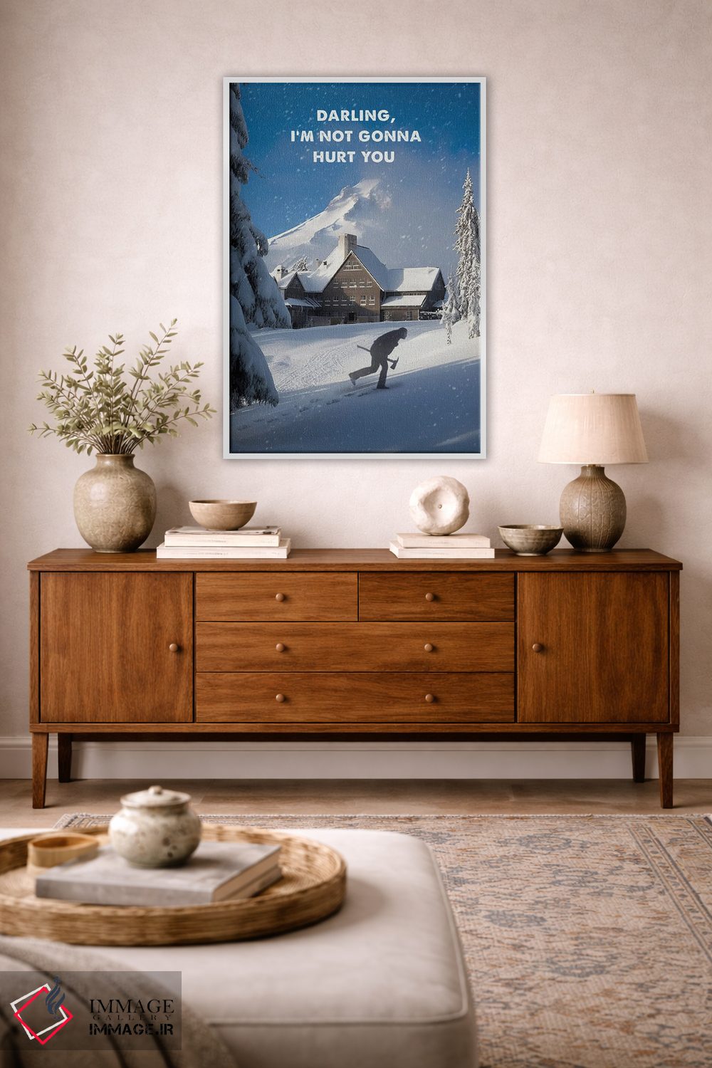 تابلو دکوراتیو جک تورنس اثر ۲ توست دیزاین - D3W