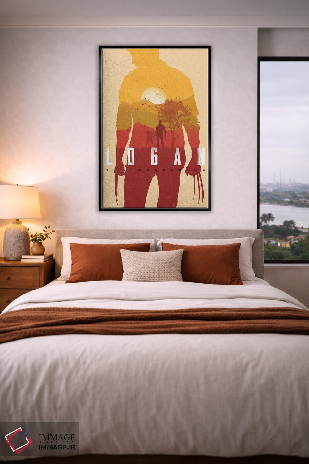 تابلو دکوراتیو لوگان اثر ۲ توست دیزاین - D4B