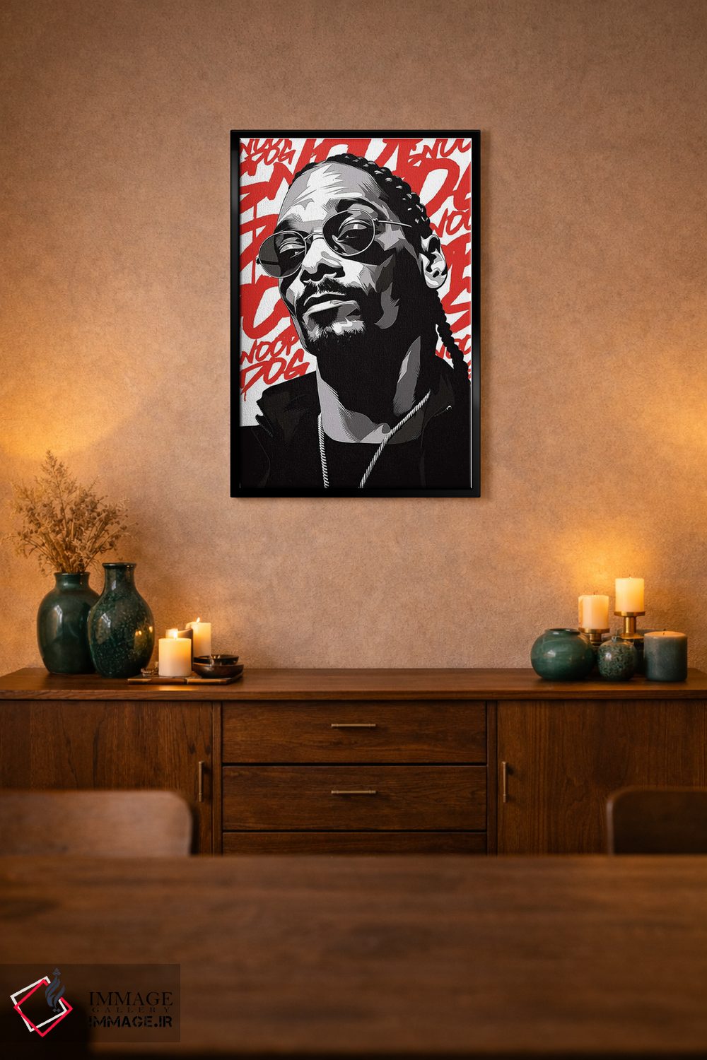 تابلو دکوراتیو اسنوپ اثر ۲ توست دیزاین - D3B