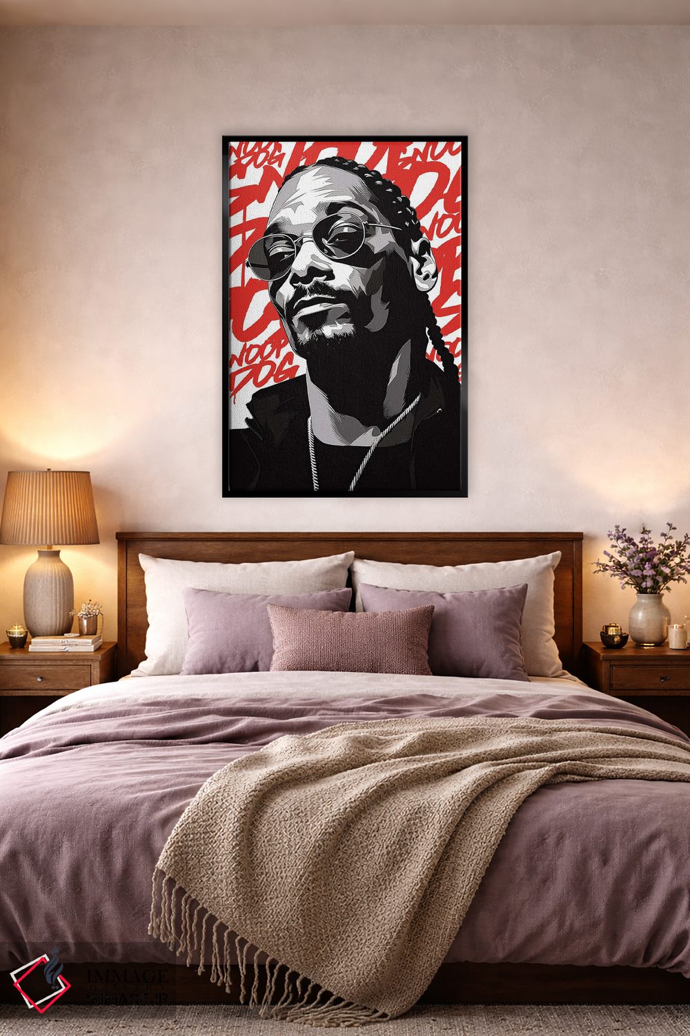 تابلو دکوراتیو اسنوپ اثر ۲ توست دیزاین - D4B