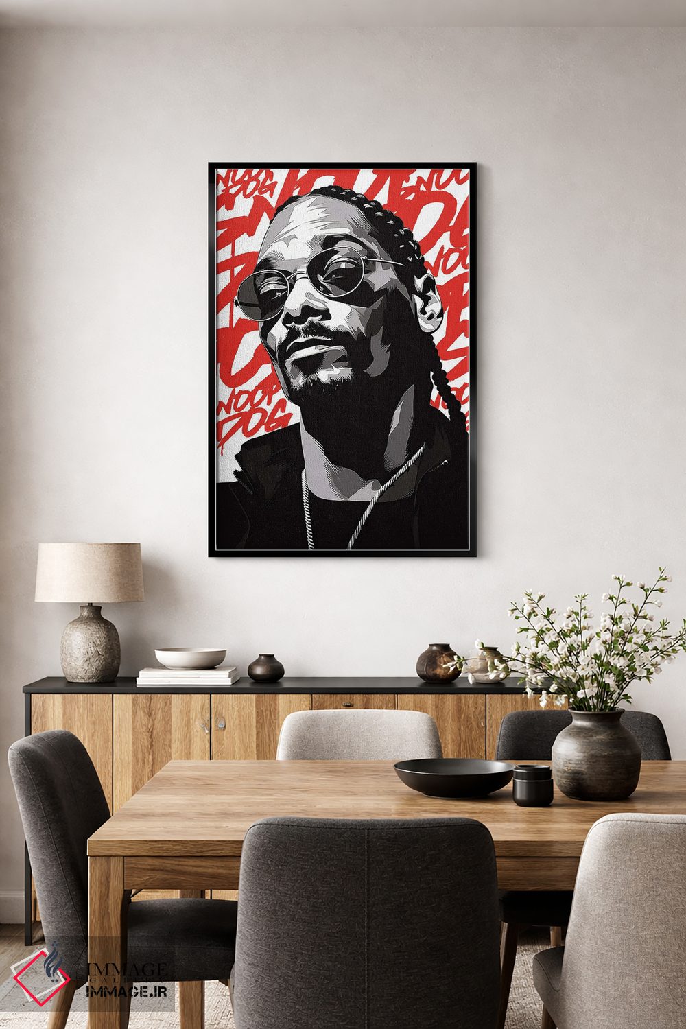 تابلو دکوراتیو اسنوپ اثر ۲ توست دیزاین - D5B