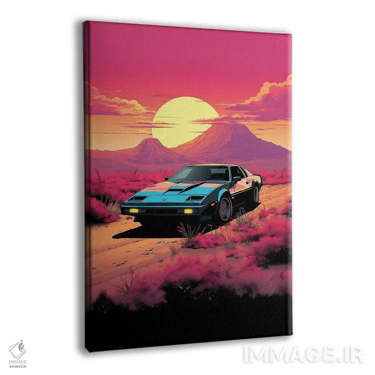 تابلو دکوراتیو شوالیه سوار اثر ۲ توست دیزاین - نمای پرسپکتیو محصول