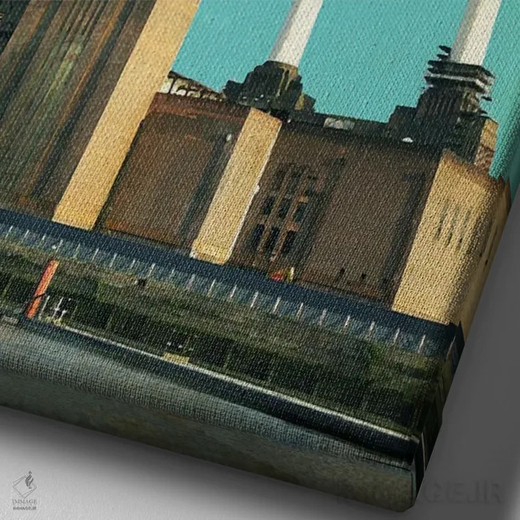 تابلو دکوراتیو هنر فیلم سفر ۱۹۸۴ اثر ۲ توست دیزاین - نمای نزدیک بافت بوم