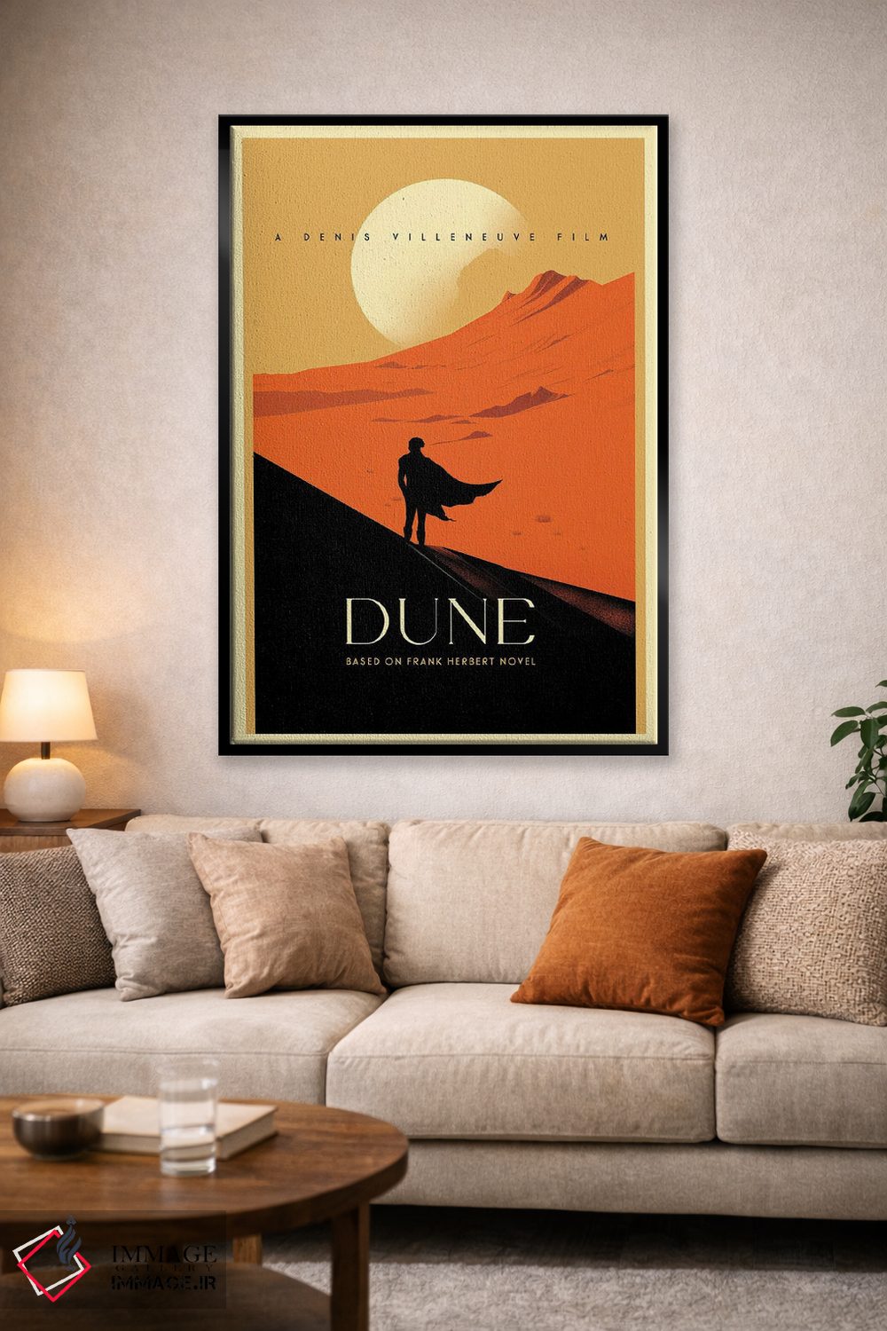 تابلو مینیمال پل از تل ماسه اثر ۲ توست دیزاین - D1B