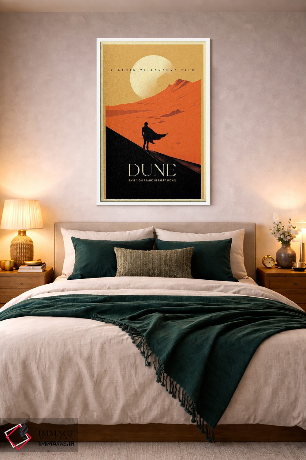 تابلو مینیمال پل از تل ماسه اثر ۲ توست دیزاین - D2W