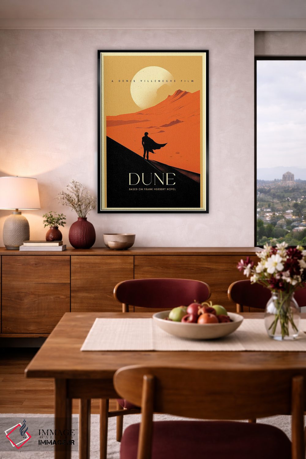 تابلو مینیمال پل از تل ماسه اثر ۲ توست دیزاین - D5B