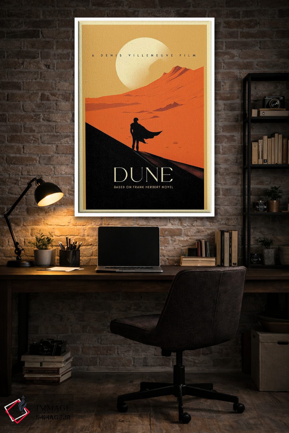 تابلو مینیمال پل از تل ماسه اثر ۲ توست دیزاین - D4W