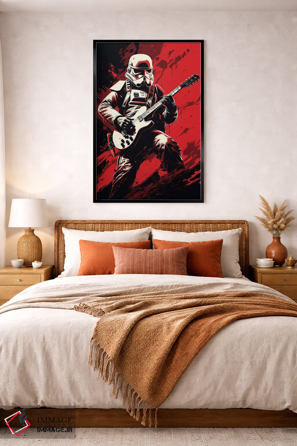 تابلو دکوراتیو سرباز سنگی اثر ۲ توست دیزاین - D4B