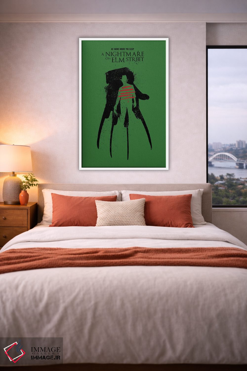 تابلو دکوراتیو هنر فیلم کابوس در خیابان الم اثر ۲ توست دیزاین - D3W