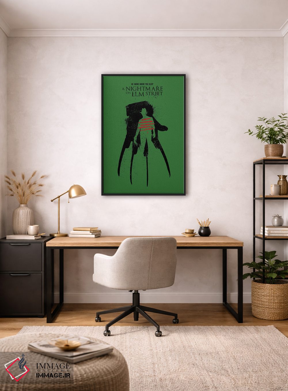 تابلو دکوراتیو هنر فیلم کابوس در خیابان الم اثر ۲ توست دیزاین - D5B