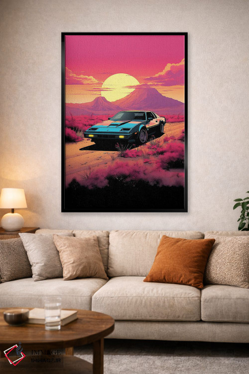 تابلو دکوراتیو شوالیه سوار اثر ۲ توست دیزاین - D2B