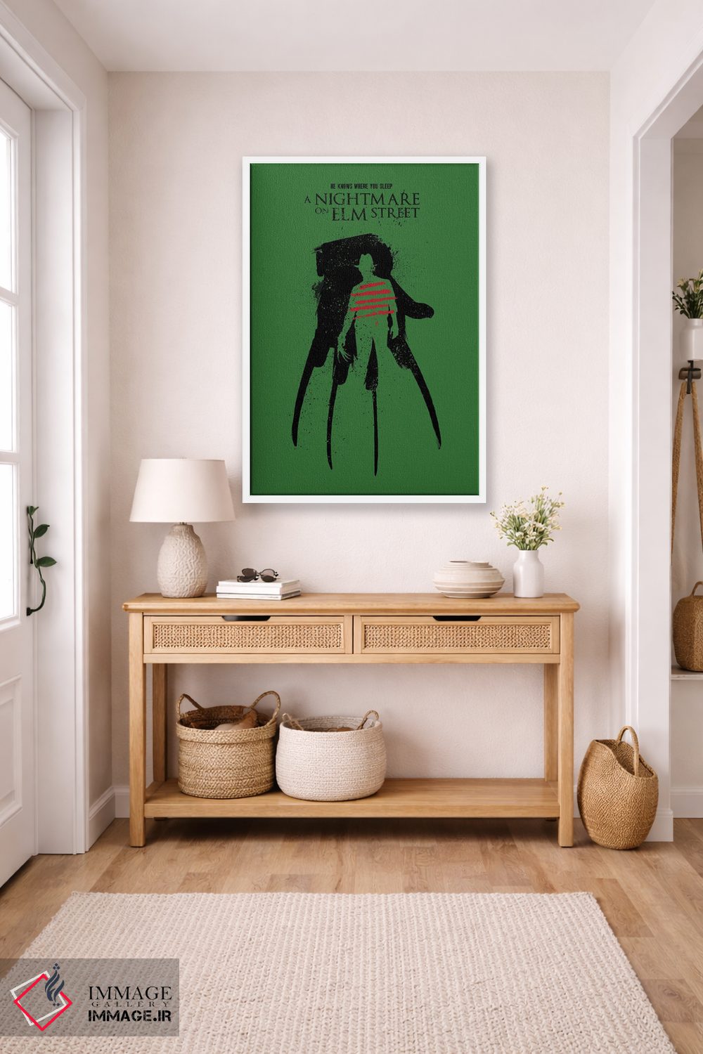 تابلو دکوراتیو هنر فیلم کابوس در خیابان الم اثر ۲ توست دیزاین - D6W