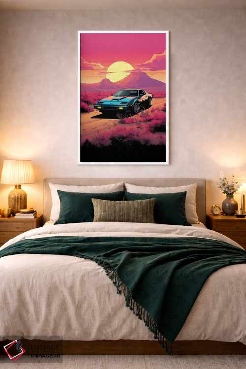 تابلو دکوراتیو شوالیه سوار اثر ۲ توست دیزاین - D3W