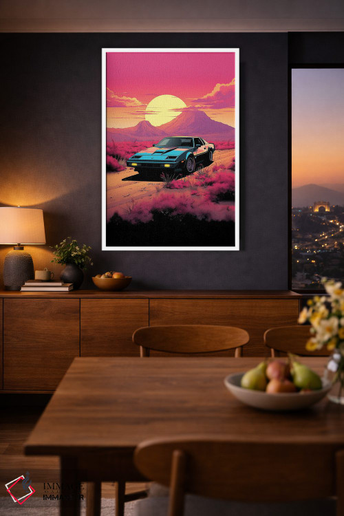 تابلو دکوراتیو شوالیه سوار اثر ۲ توست دیزاین - D4W