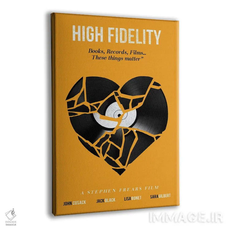 تابلو دکوراتیو هنر فیلم وفاداری بالا اثر ۲ توست دیزاین - نمای پرسپکتیو محصول