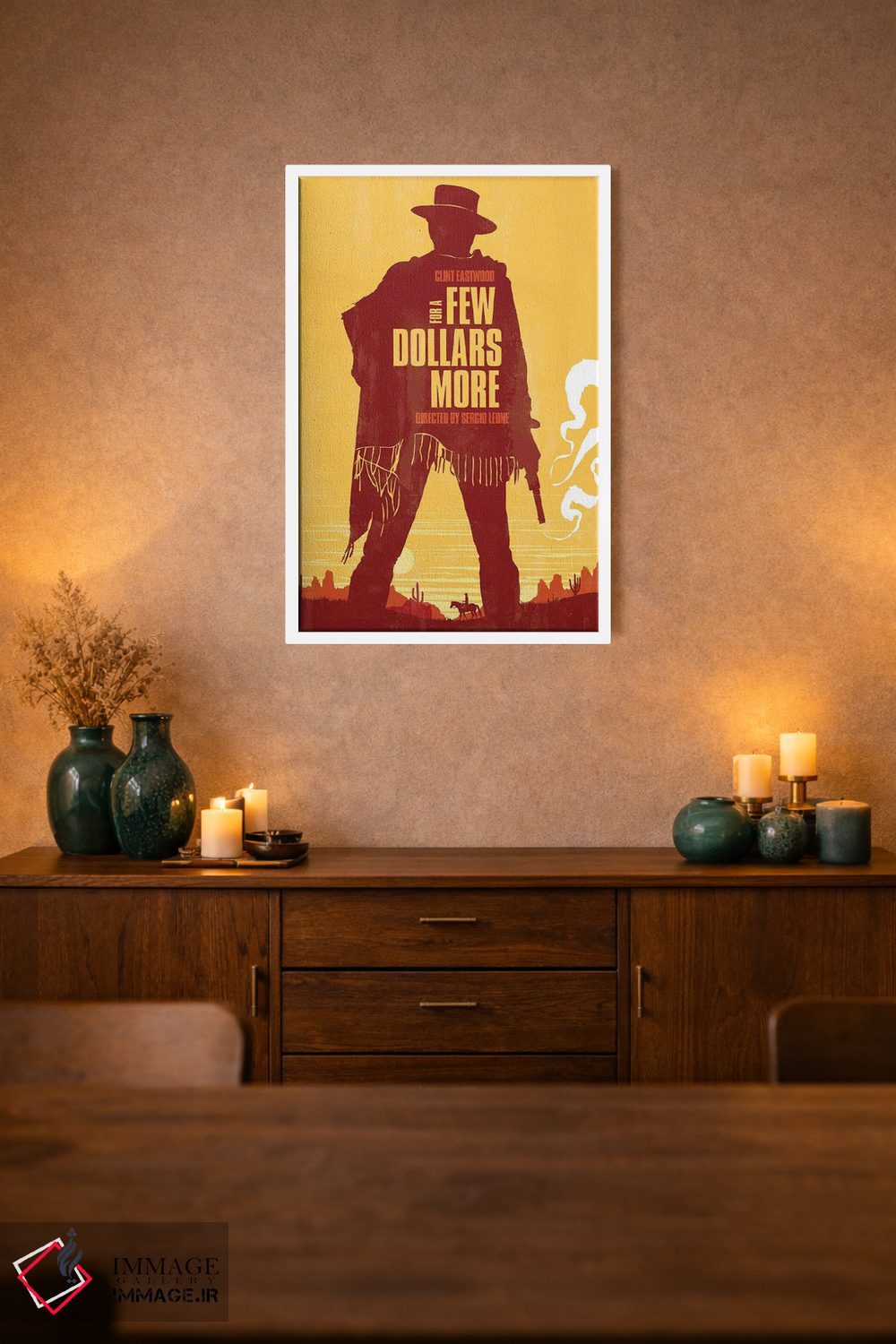 تابلو دکوراتیو هنر فیلم به خاطر چند دلار بیشتر اثر ۲ توست دیزاین - D1W