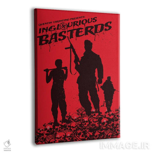 تابلو دکوراتیو هنر فیلم حرامزاده های لعنتی اثر ۲ توست دیزاین - نمای پرسپکتیو محصول