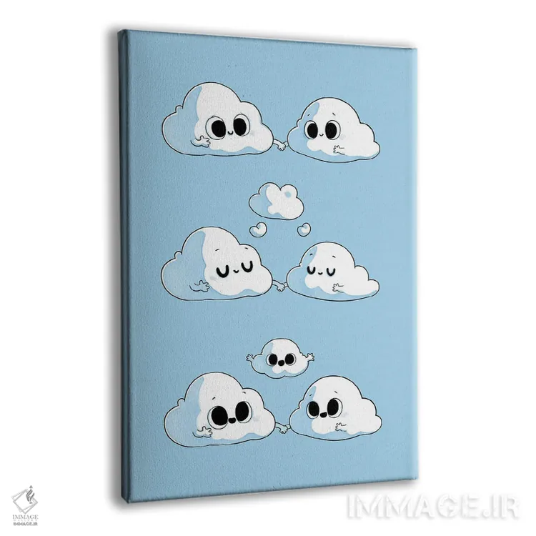 تابلو دکوراتیو افکار خانوادگی اثر نائولیتو - نمای پرسپکتیو محصول