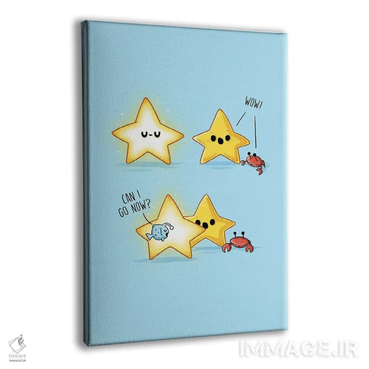 تابلو دکوراتیو ستاره درخشان اثر نائولیتو - نمای پرسپکتیو محصول