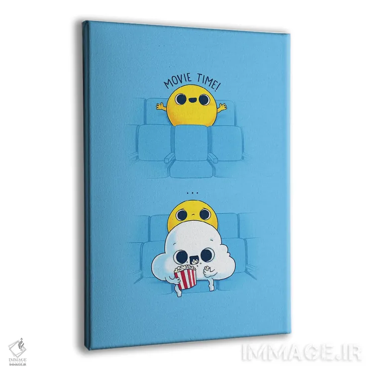 تابلو دکوراتیو وقت فیلم اثر نائولیتو - نمای پرسپکتیو محصول