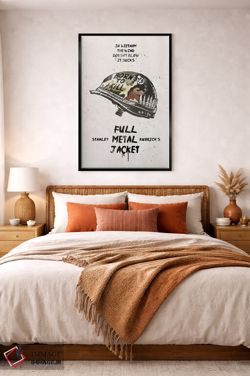 تابلو دکوراتیو هنر فیلم غلاف تمام فلزی اثر ۲ توست دیزاین - D4B