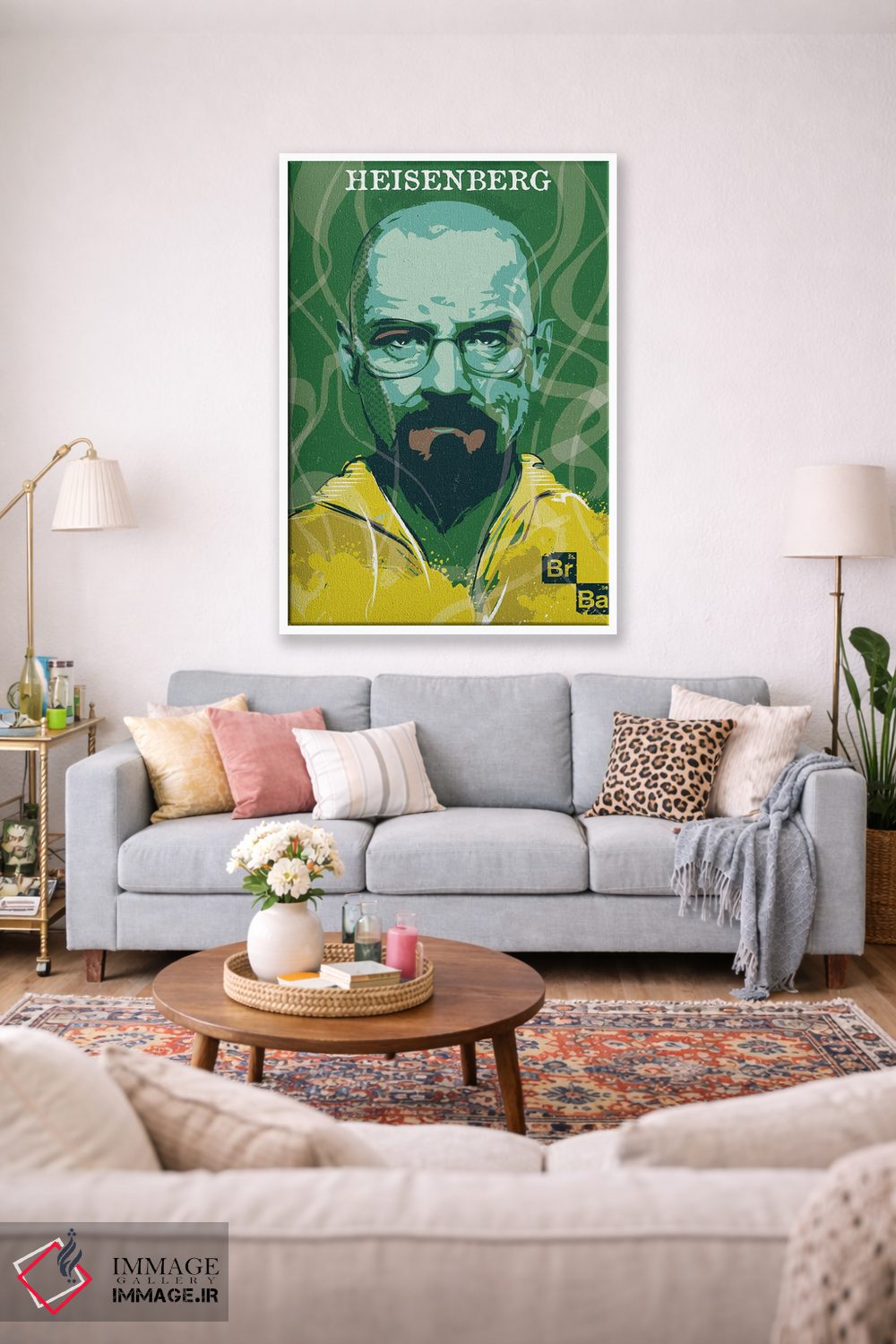 تابلو دکوراتیو هنر هایزنبرگ اثر ۲ توست دیزاین - D1W