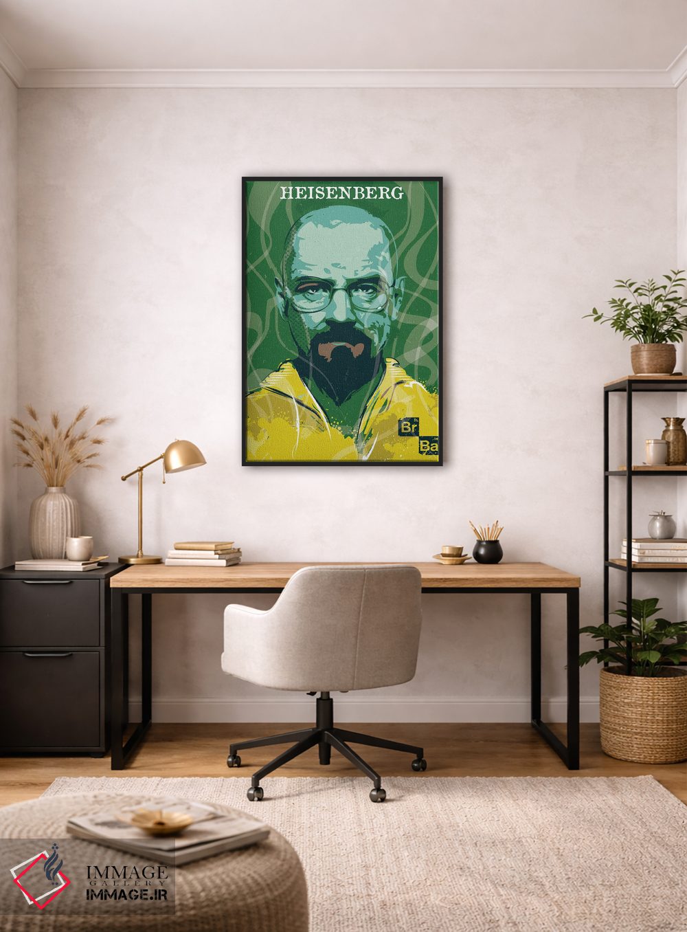 تابلو دکوراتیو هنر هایزنبرگ اثر ۲ توست دیزاین - D4B