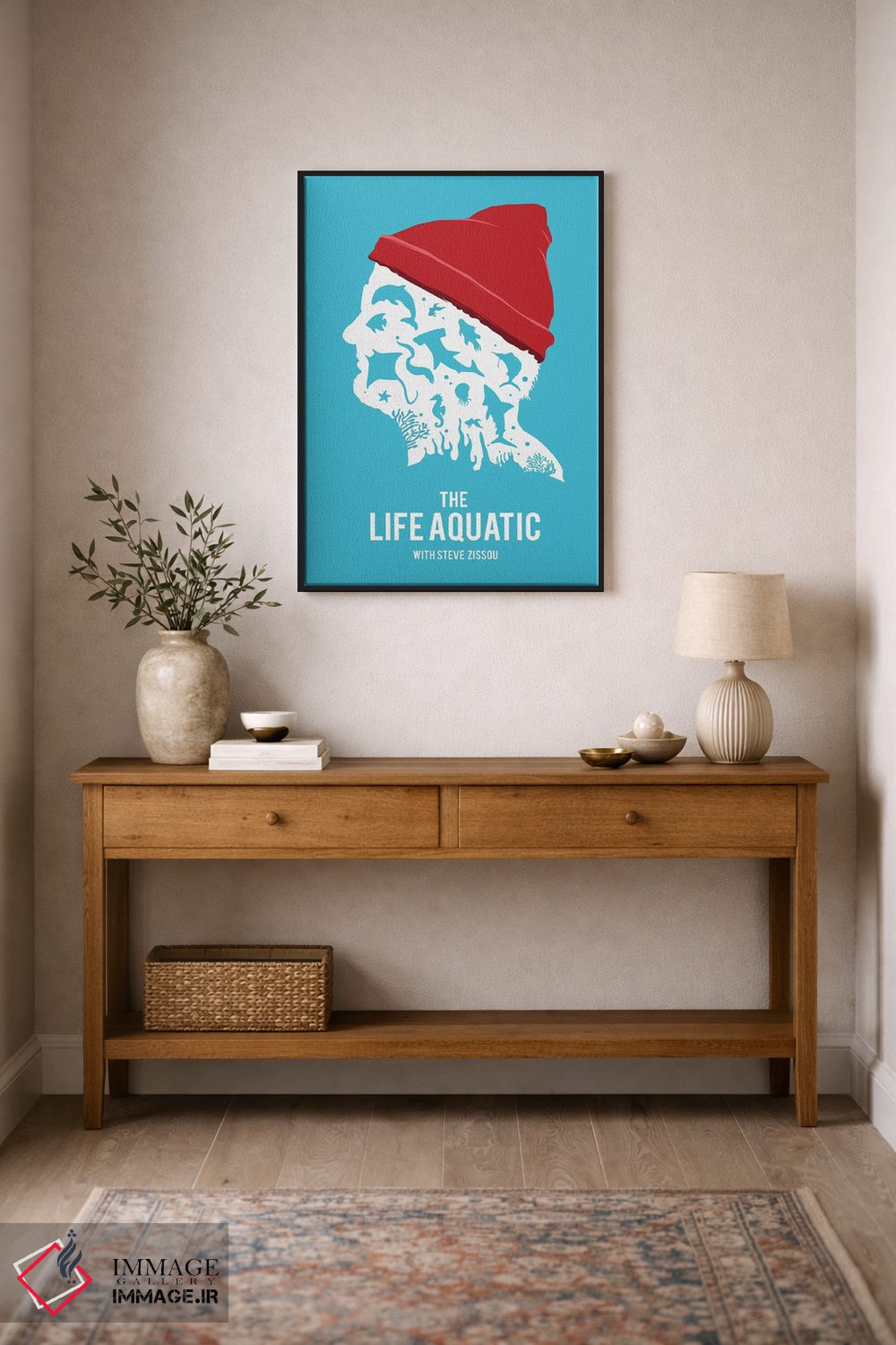 تابلو دکوراتیو هنر فیلم زندگی در آب اثر ۲ توست دیزاین - D2B