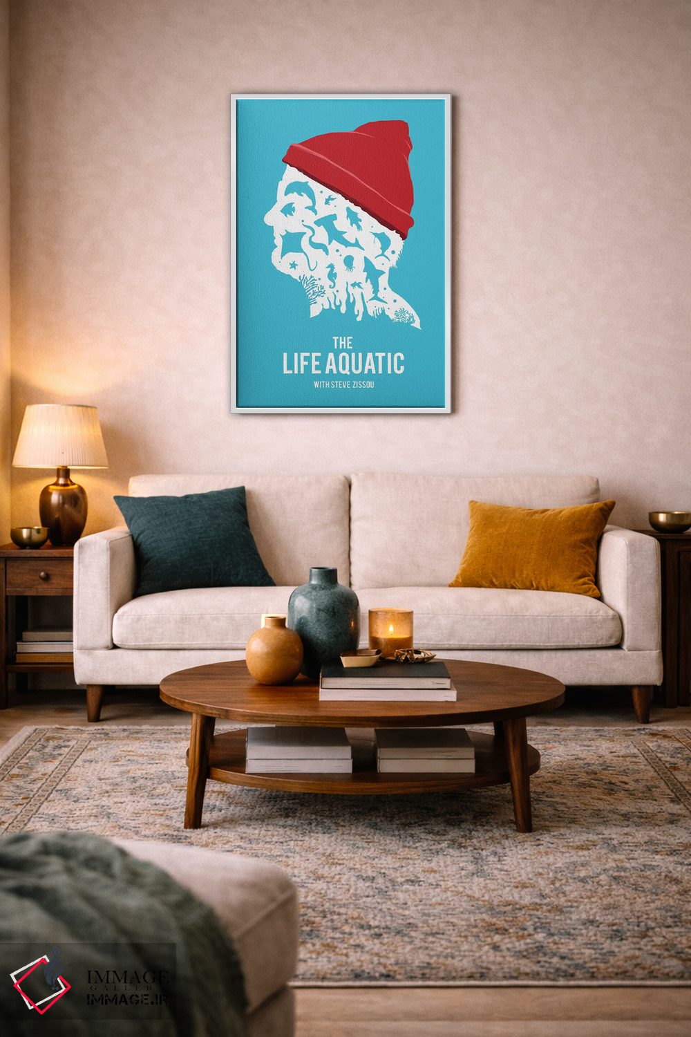 تابلو دکوراتیو هنر فیلم زندگی در آب اثر ۲ توست دیزاین - D3W