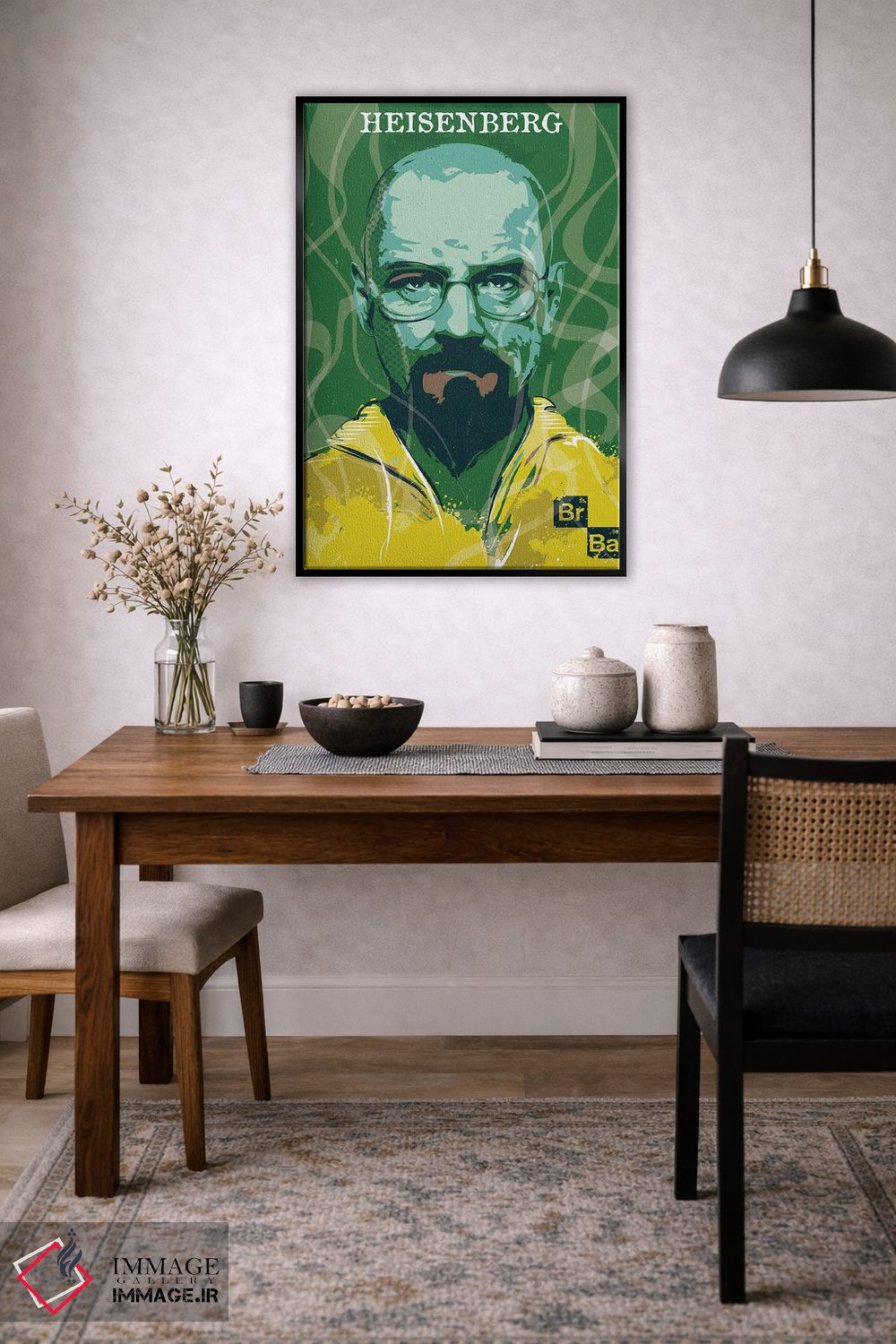 تابلو دکوراتیو هنر هایزنبرگ اثر ۲ توست دیزاین - D5B