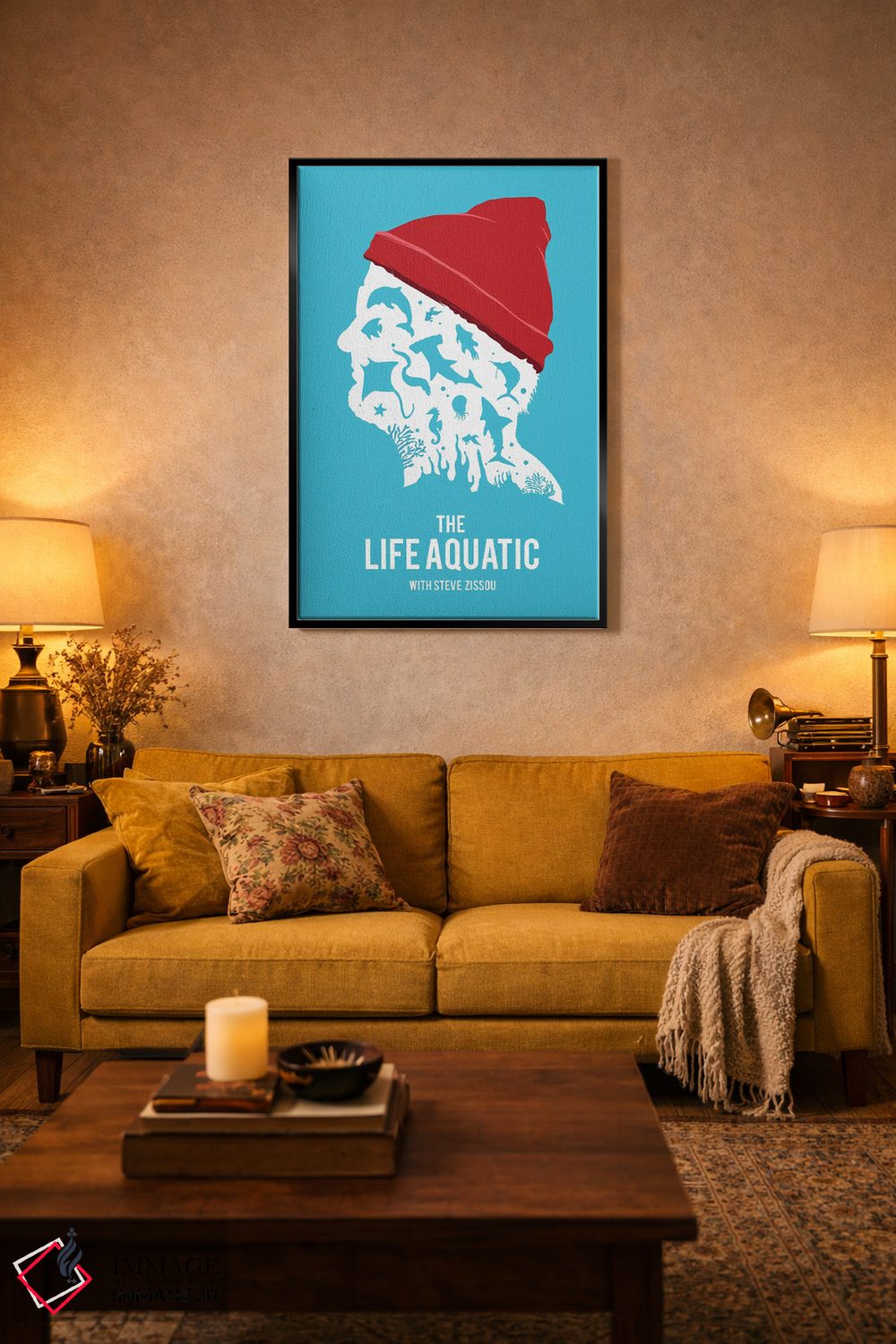 تابلو دکوراتیو هنر فیلم زندگی در آب اثر ۲ توست دیزاین - D4B