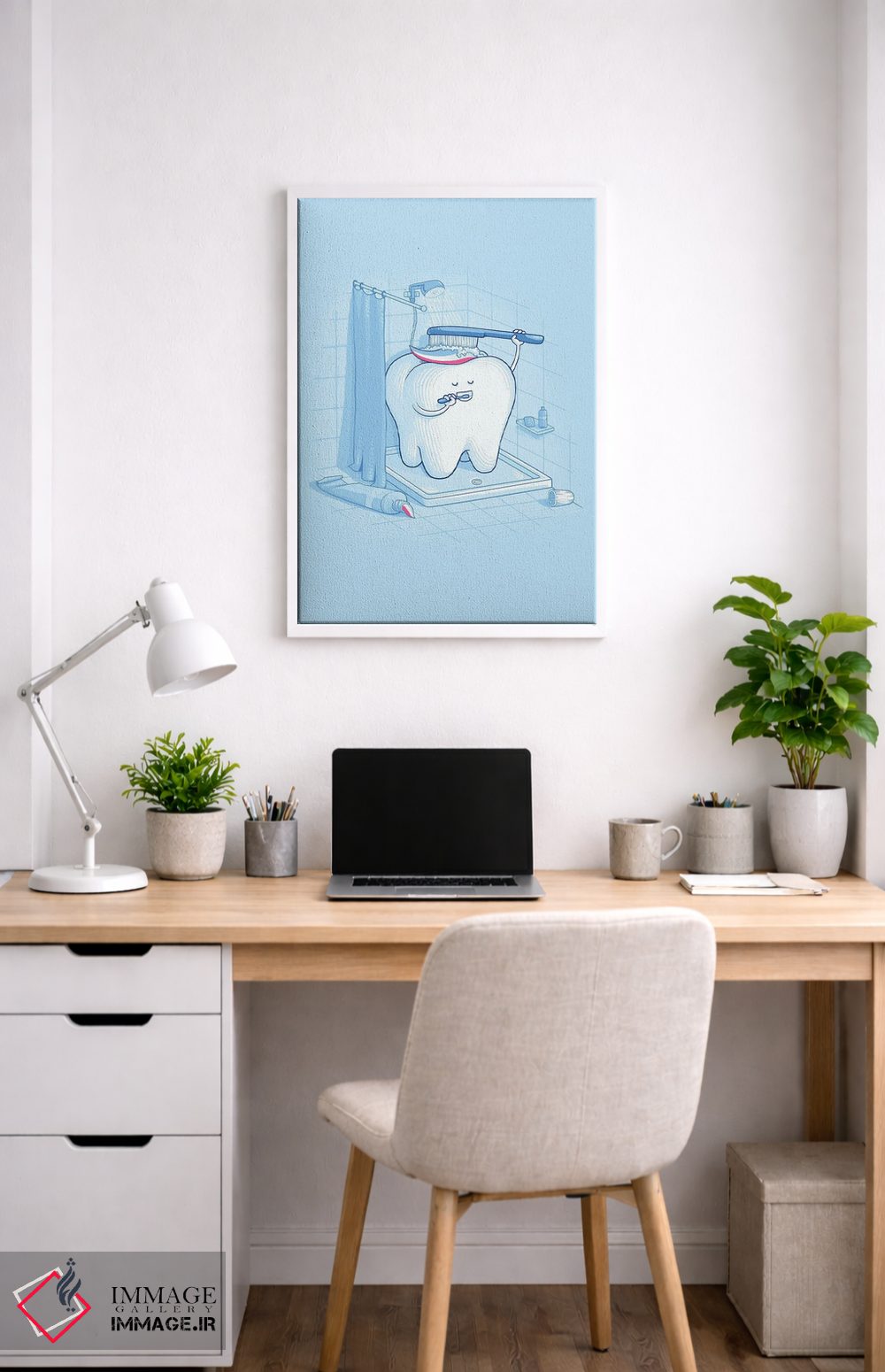تابلو دکوراتیو بهداشت دندان اثر نائولیتو - D4W