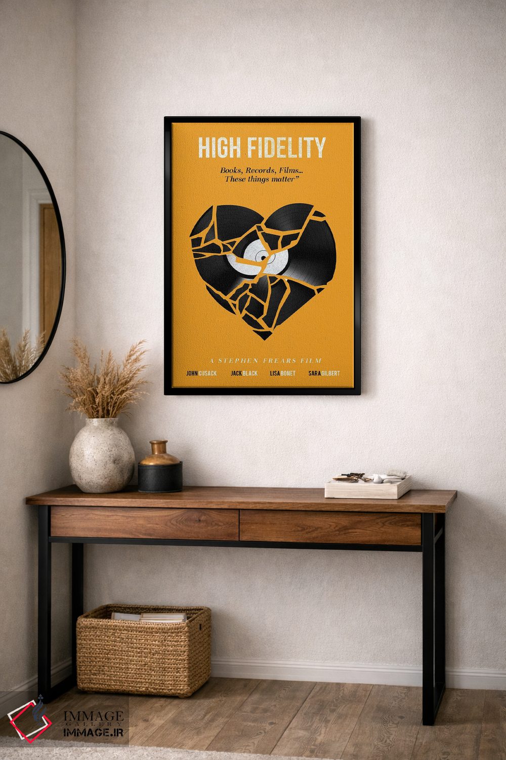 تابلو دکوراتیو هنر فیلم وفاداری بالا اثر ۲ توست دیزاین - D5B