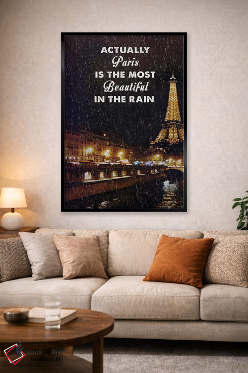 تابلو دکوراتیو هنر فیلم سفر نیمه شب در پاریس اثر ۲ توست دیزاین - D1B
