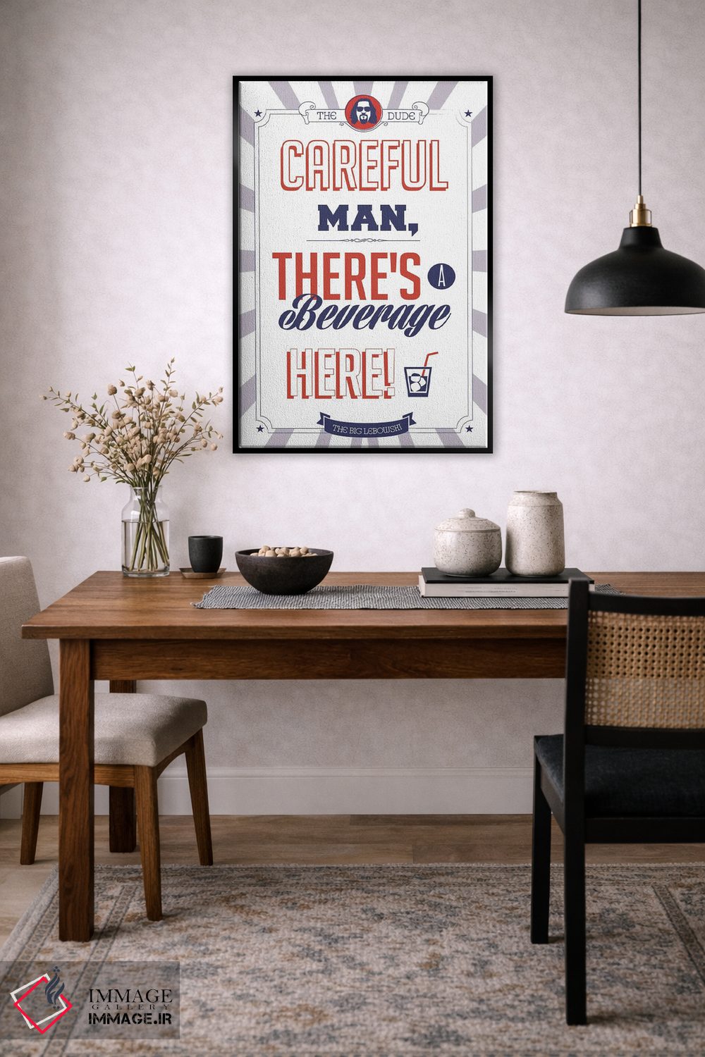 تابلو دکوراتیو دیالوگ فیلم دود اثر ۲ توست دیزاین - D5B