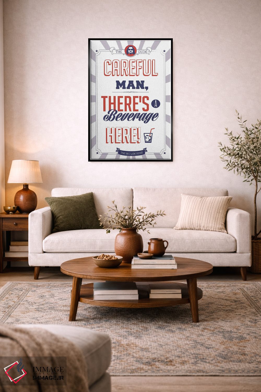 تابلو دکوراتیو دیالوگ فیلم دود اثر ۲ توست دیزاین - D4B