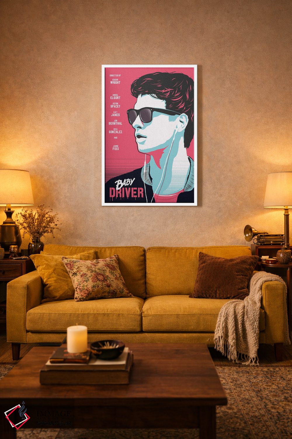 تابلو دکوراتیو هنر فیلم بیبی درایور اثر ۲ توست دیزاین - D1W