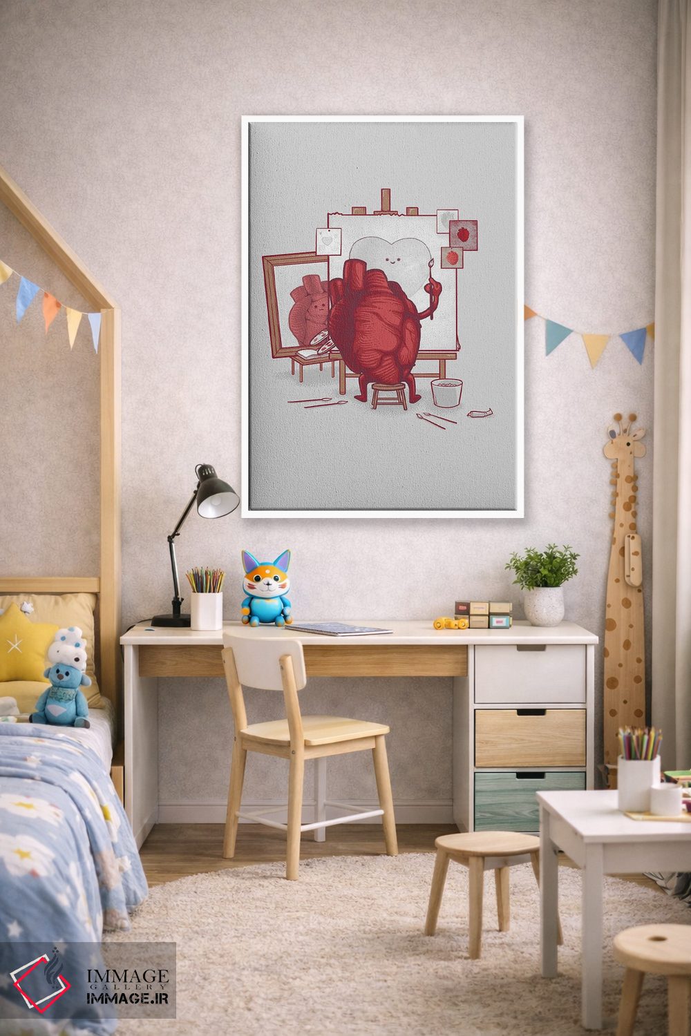 تابلو دکوراتیو خودنگاره اثر نائولیتو - D1W