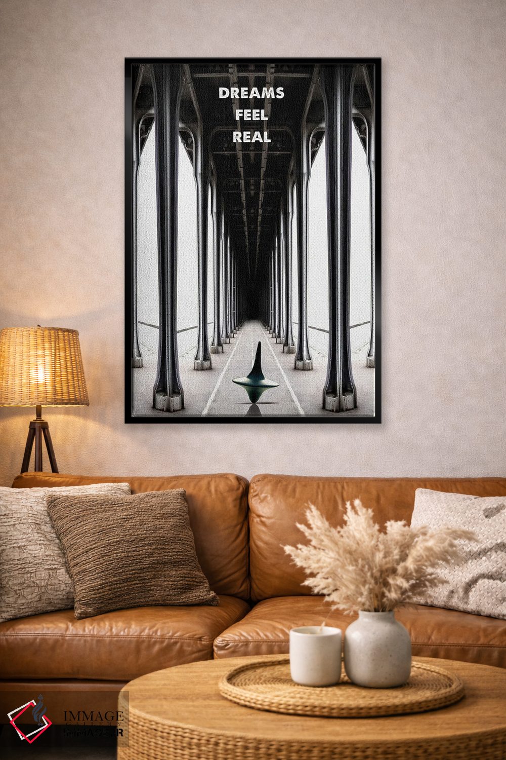 تابلو دکوراتیو هنر فیلم سفر تلقین اثر ۲ توست دیزاین - D5B