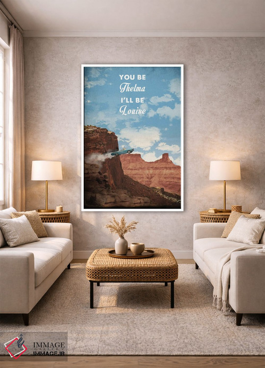 تابلو دکوراتیو هنر فیلم سفر تلما و لوئیز اثر ۲ توست دیزاین - D1W